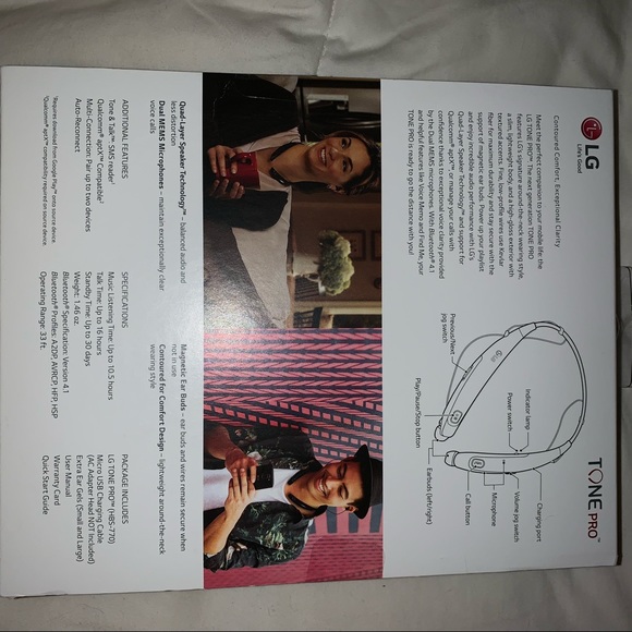 LG tone pro wireless headset!!! - Picture 4 of 4